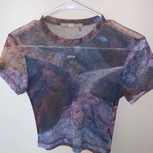 Kith mesh crop top